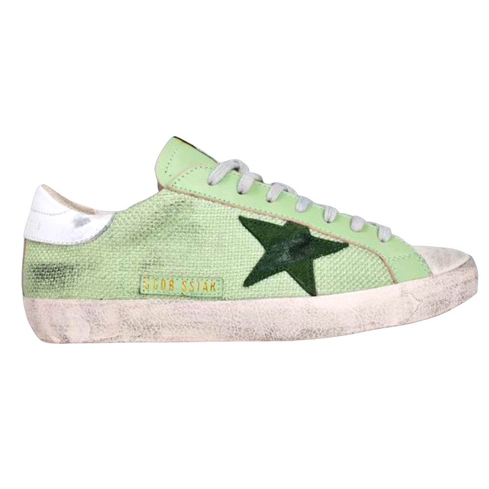 GGDB - Superstar Green Cord Sneakers